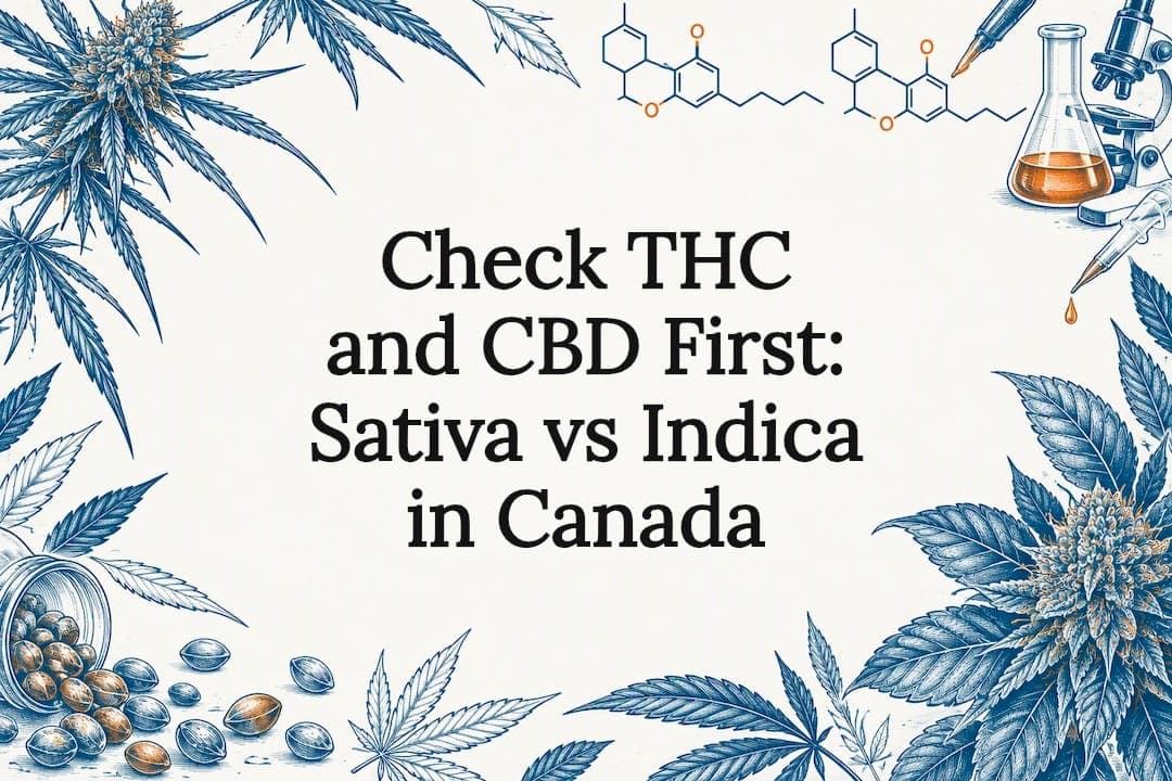 Check THC and CBD First: Sativa vs Indica in Canada
