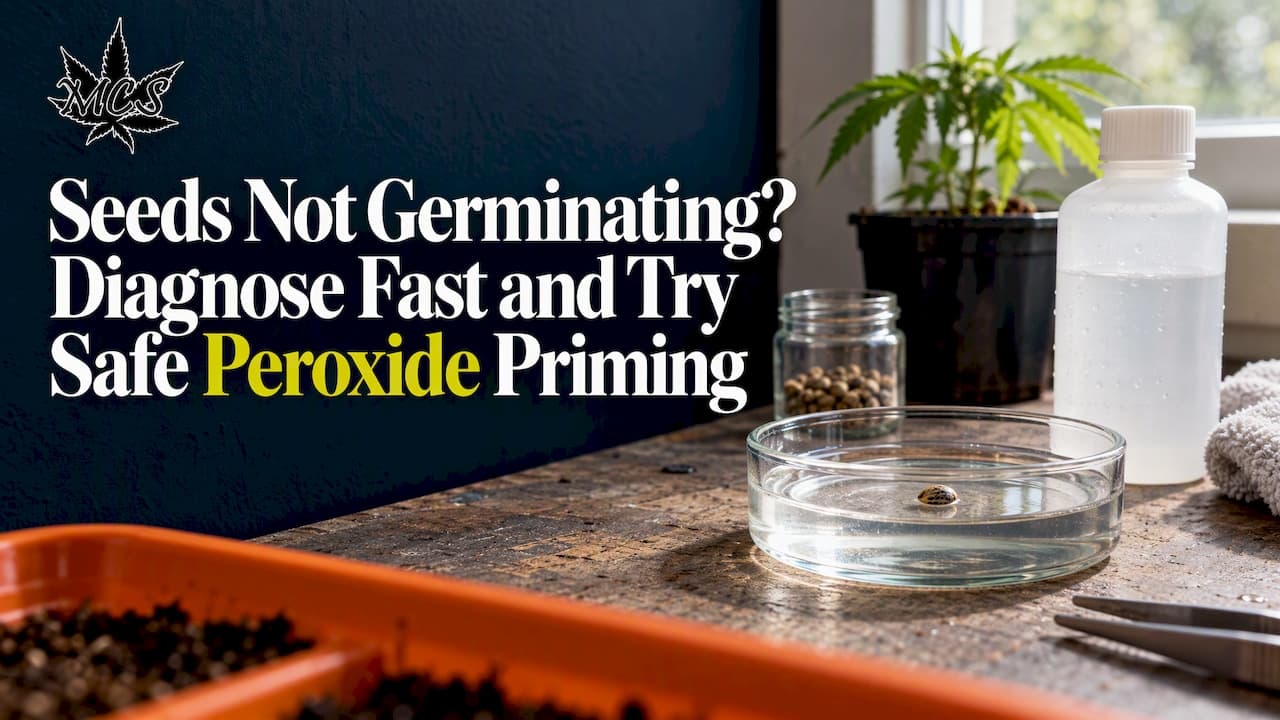 Seeds Not Germinating? Diagnose Fast and Try Safe Peroxide Priming