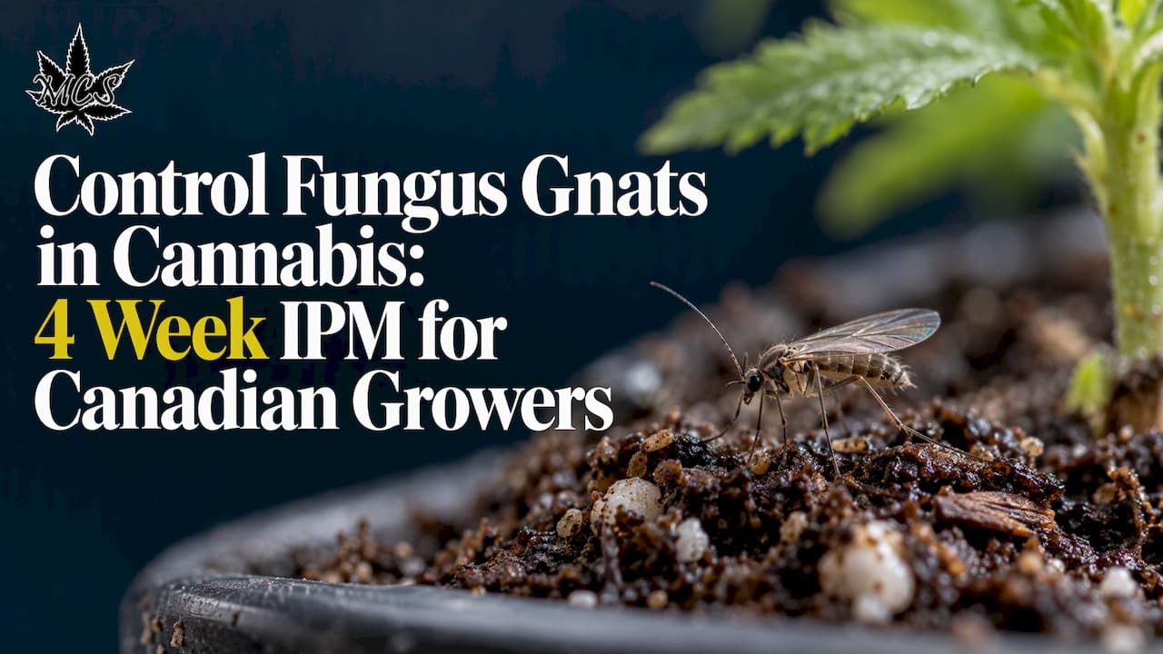 Control Fungus Gnats in Cannabis: 4 Week IPM for Canadian Growers