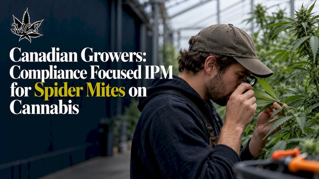 Canadian Growers: Compliance Focused IPM for Spider Mites on Cannabis